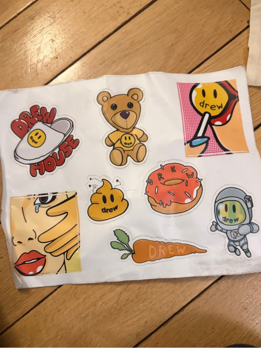 drew house Justin Bieber Sticker Sheet